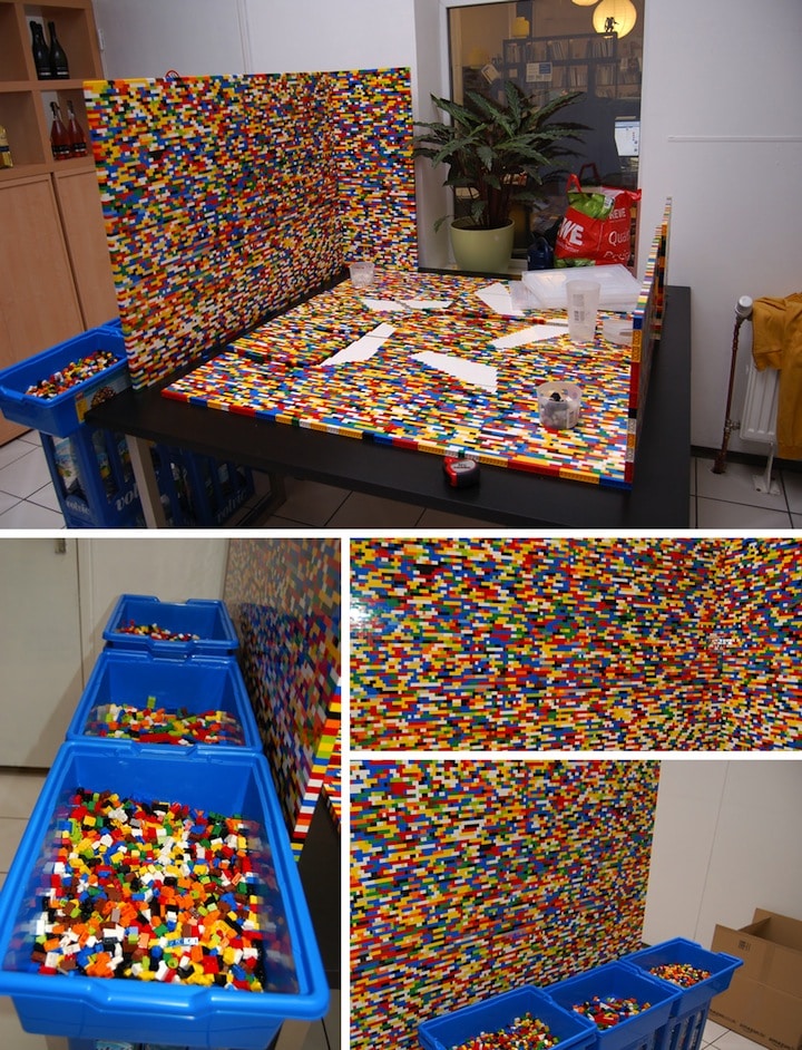 Lego Kitchen Divider Wall Build
