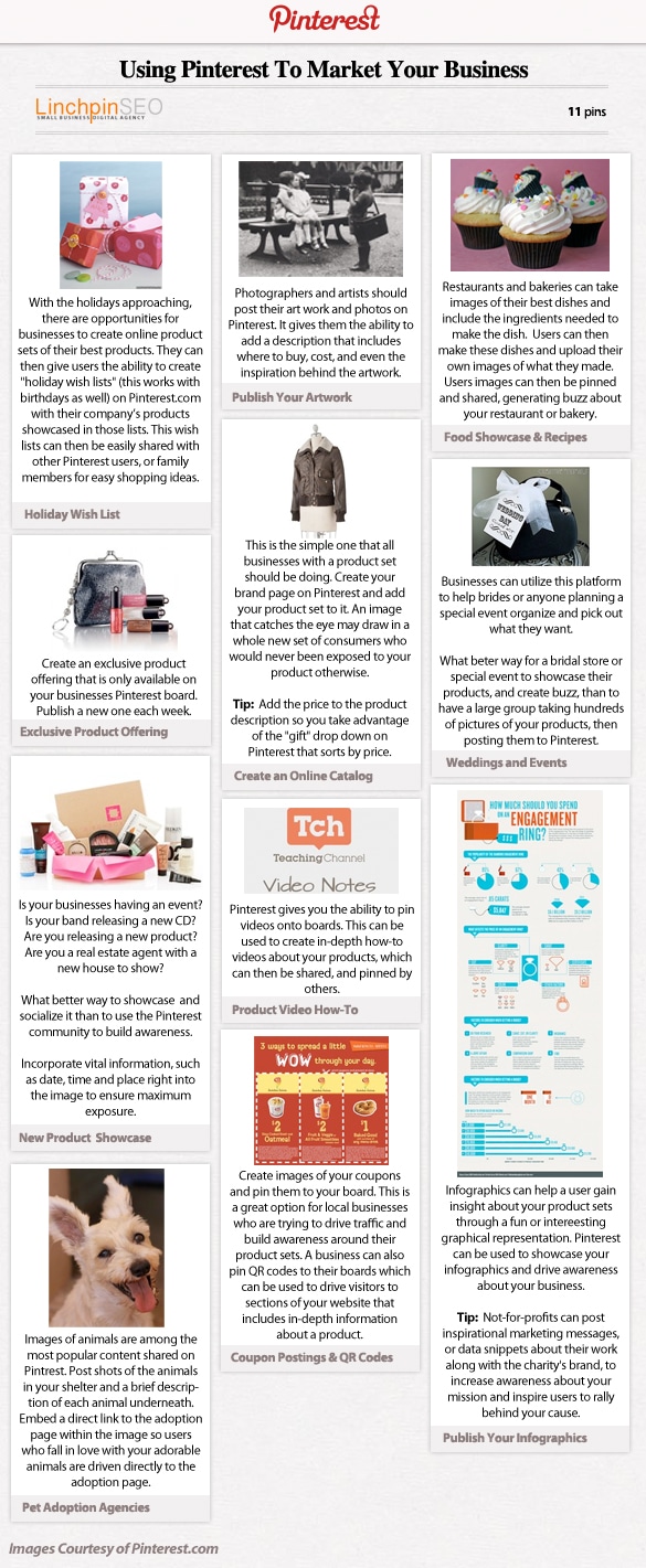 Marketing Tips For Pinterest Infographic