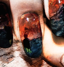 Mordor Nail Polish Artwork Goes Beyond Micro Art Mordor Nail Polish Artwork Goes Beyond Micro Art