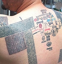He Will Soon Have 100,000 Website URLs Tattooed On His Body