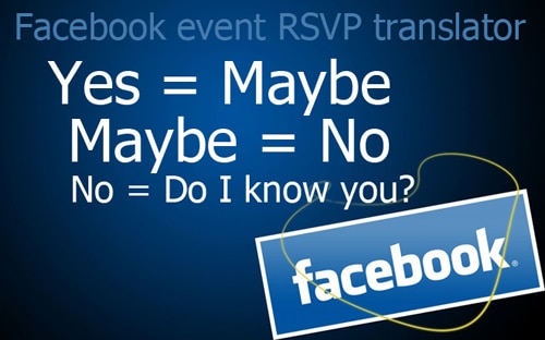 Facebook Event Invitation Responses