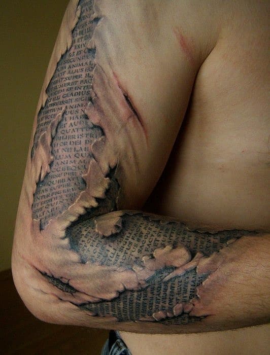 Words Under The Skin Tattoo