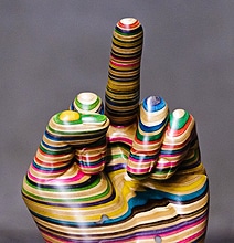 Insanely Mad Recycled Skateboard Deck Sculptures Insanely Mad Recycled Skateboard Deck Sculptures