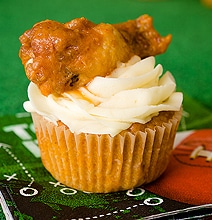 Chicken Wing Cupcakes: A Food Design For Football Games Chicken Wing Cupcakes: A Food Design For Football Games