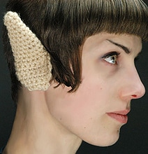 Finally! Crocheted Vulcan Ears To Cover Our Lame Human Ears Finally! Crocheted Vulcan Ears To Cover Our Lame Human Ears