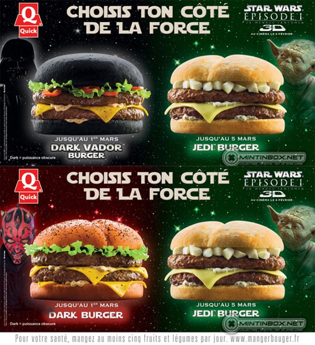 Darth Vader Burgers In Europe