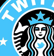 Brain-Twisting Mashup: The Old Starbucks Logo Goes Geek Brain-Twisting Mashup: The Old Starbucks Logo Goes Geek