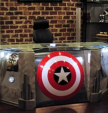 Become A Superhero With The Custom Built Avengers Office Desk