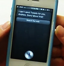 Twitmonster: iPhone App Tweets Using Siri