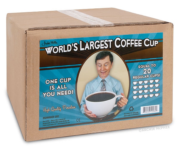 Huge Gigantic Coffee Cup