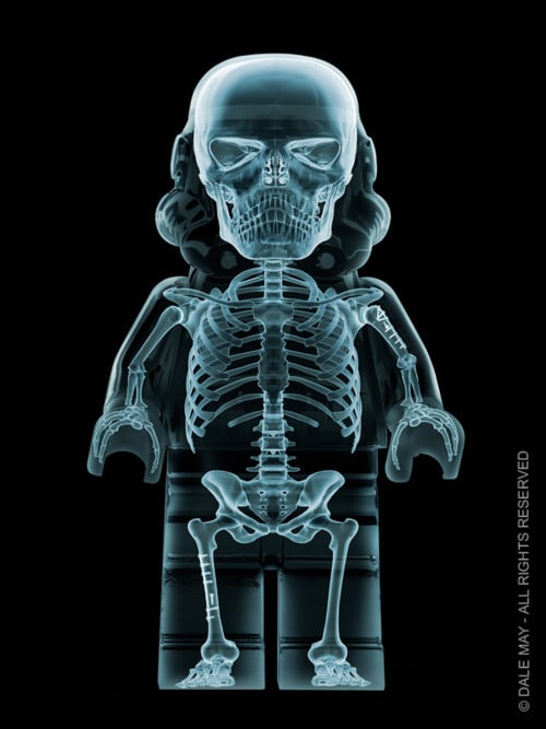X-Ray Stormtrooper Lego Figurine Print
