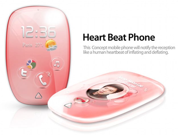 Cell Phone Heartbeat Concept Technology