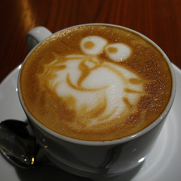 Latte Kitty Coffee Art