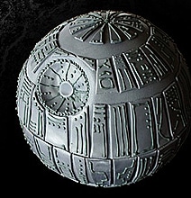 DIY Star Wars Inspired Death Star Cake