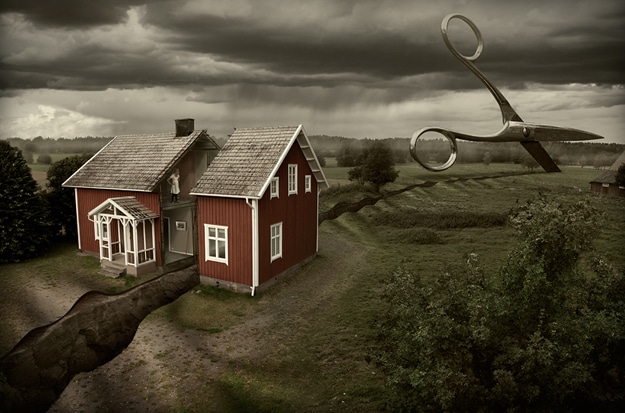 Photo Manipulation of a house