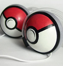 Pokeball Headphones: The Retro Geek Way To Rock Out