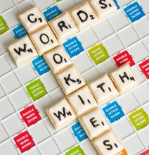 Words With Cookies: Scrabble Inspired Cookie Designs Words With Cookies: Scrabble Inspired Cookie Designs