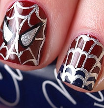 DIY Spider-Man Manicure: Even Spidey Will Be Impressed