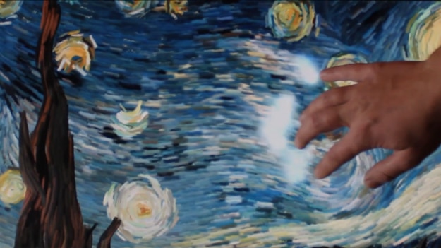 Famous Painting Touchscreen Animation