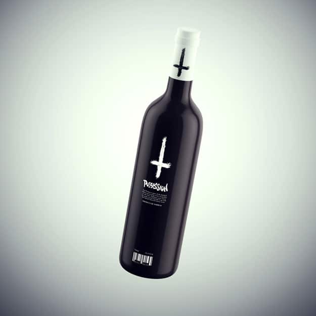 Devil Evil Wine Bottle
