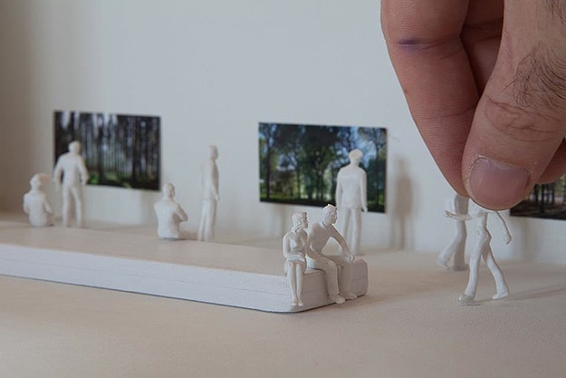 Tiny Plastic People Installation