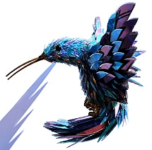 Razor Sharp Animal Sculptures Made From Shattered CDs Razor Sharp Animal Sculptures Made From Shattered CDs