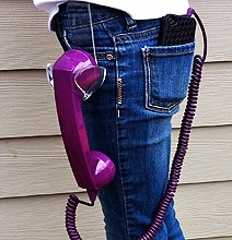 Ultimate Retro Handheld Phone & Holster For Your Smartphone