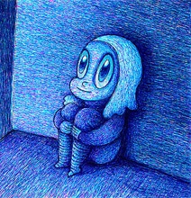 2D Ballpoint Pen Drawings Become Animated 3D Eye Candy