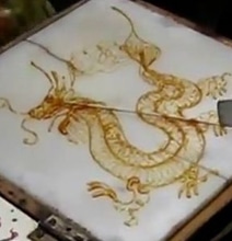 An Extraordinary Caramel Candy Lollipop Street Artist