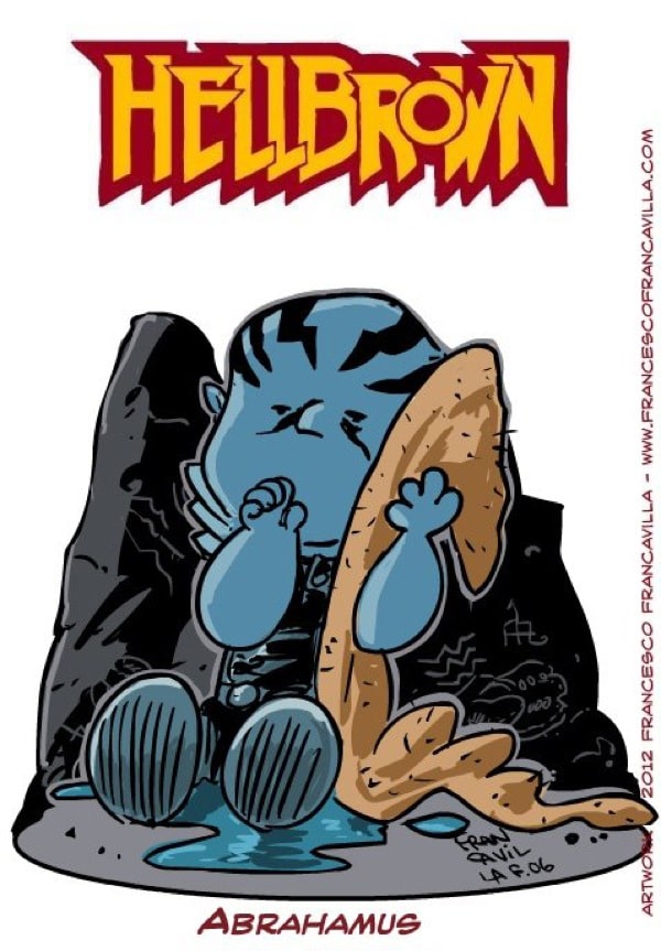 Peanuts-Hellboy-Mashup-Illustrations