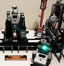 Lego Beer Machine Opens & Cools Your Beer Like A Boss