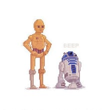 Retrofied Star Wars Pixel Art