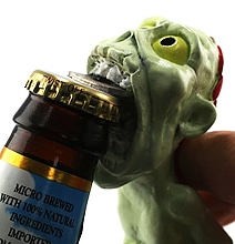 Zombie Bottle Opener: Pop Beers The Undead Way Zombie Bottle Opener: Pop Beers The Undead Way