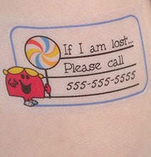 Colorful & Smart Safety Tattoos For Children Colorful & Smart Safety Tattoos For Children