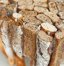 Beautiful Baguette Tables Made From Stale Bread