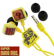 Get Your Geek On With Super Mario Bros. Earbuds Get Your Geek On With Super Mario Bros. Earbuds