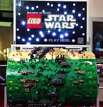 Mammoth Lego Organ Barrel Plays The Star Wars Theme