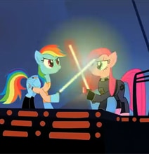 Star Wars Re-enacted By My Little Ponies [Video]
