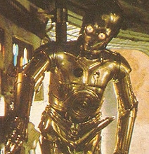 C-3PO Has A Huge Robo-Boner: A Real Star Wars Trading Card