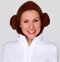 Princess Leia Hoodie Complete With Buns & New Hope Belt