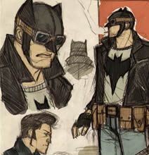10 Rockabilly Batman Sketches: Batman Reimagined In The ’50s