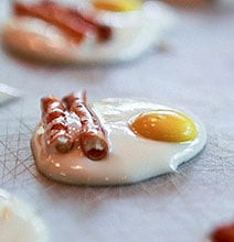 Sweet Breakfast: Sausage & Eggs Made From Chocolate & Pretzels