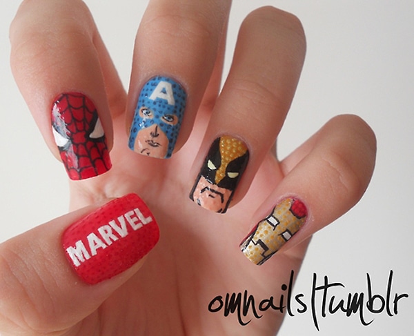 The-Avengers-Nail-Art