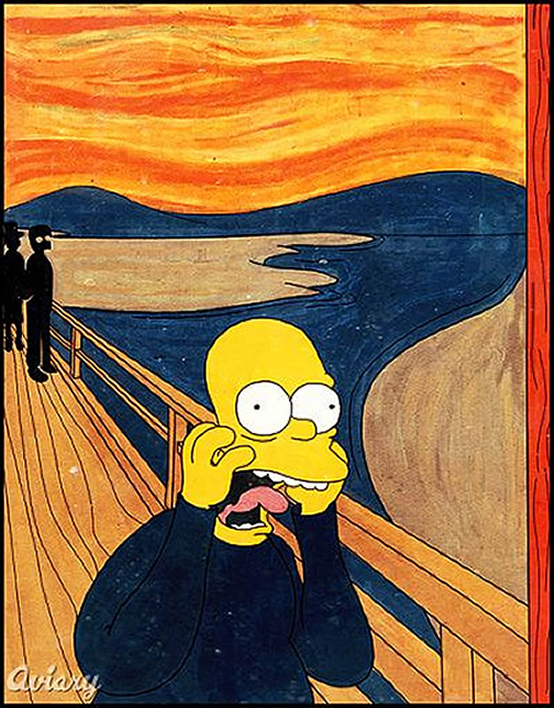 The Homer Scream Artist meowza
