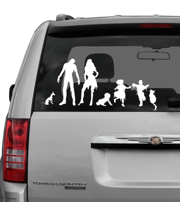 Zombie-Family-Car-Decals