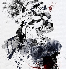 Star Wars Paint Splatter Art For Modern Interior Design