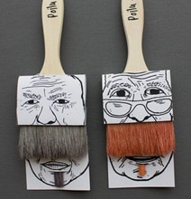Paintbrush & Candy Box Packaging With A Little Flavor Savor