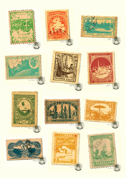stamps-from-star-wars