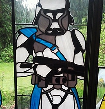 Monumental Star Wars & Star Trek Stained Glass Windows Monumental Star Wars & Star Trek Stained Glass Windows