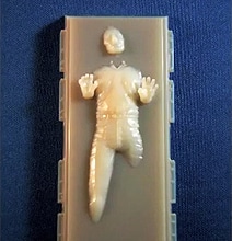 3D Printed Han Solo Frozen In Carbonite Is Picture Perfect